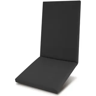 Beautissu Hochlehner Auflage 122 x 48 x 5,5 cm Anthrazit 1 St.