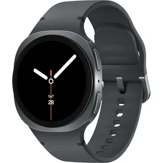 Samsung Galaxy Watch8 BT 40,4 mm Aluminiumgehäuse grau Kautschukarmband grau S/M
