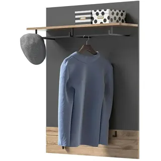 xonox.home Garderobenpaneel Mason Nox Oak Nachbildung Basaltgrau