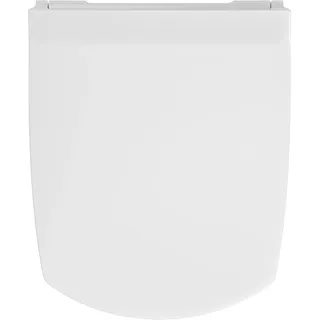 WC-Slim-Toilettensitz für Cersanit Carina, absenkbar, abnehmbar, hart - Weiß
