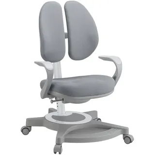 [en.casa] Kinderstuhl Partille 99 x 55 x 76 cm grau