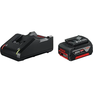 Bosch Professional Werkzeugakku + Ladegerät Starter Set (1x4.0Ah; GAL 18V-40