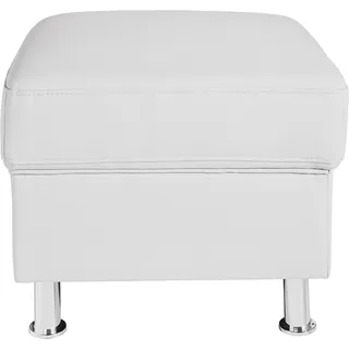sit&more Hocker Ascara Kunstleder 55 x 46 x 55 cm Beige