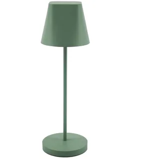 Unilux Ava Akku-LED-Lampe, Tischleuchte, geeignet für Innen- und Außenbereich, IP44, dimmbare Lichtintensität und Farbtemperatur, Grün