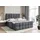 mit Matratze und RICAR Z 140x200 Dunkelgrau Boxbett mit mit H4 Matratze Doppelbett Springboxbett Dunkelgrau