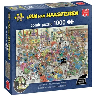 JUMBO Spiele Jan van Haasteren Ludo Meisterschaft 1000 Teile