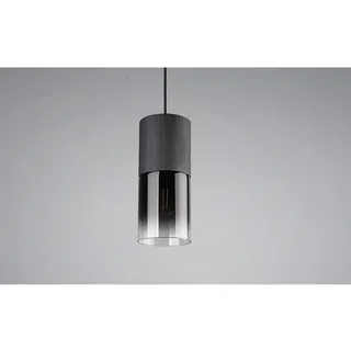 Trio Robin 1-flg. 10 cm zylinderförmig schwarz matt