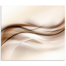 Bild Küchenrückwand »Braune abstrakte Welle«, (1 tlg.), braun