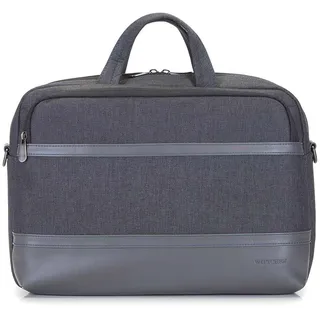 WITTCHEN Herren Office Laptoptasche SchwarzGrau Größ