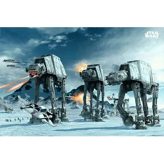 Close Up Star Wars Poster at-at Fighter im Querformat (91,5 cm x 61 cm)