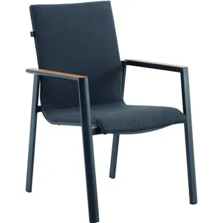 MWH Minto Stapelstuhl Aluminium/Textilene iron grey