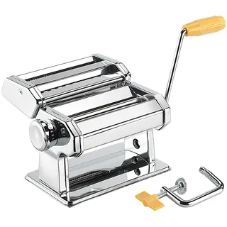 Rosenstein & Söhne Nudelmaschine: Nudel-Maschine NM-100, schmale & breite Bandnudeln (Pastamaschine, Pastamaker, Spaghetti)