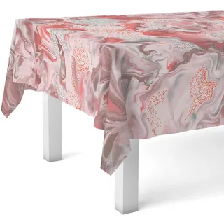 Martina Home Wachstuchtischdecke Genil, 140 x 140 cm, Rot