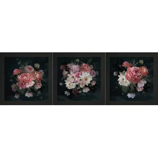 Bönninghoff Bild mit Rahmen »Blumen« Blumen Set, 1 Stk. tlg. BxH: 23x23 cm, bunt