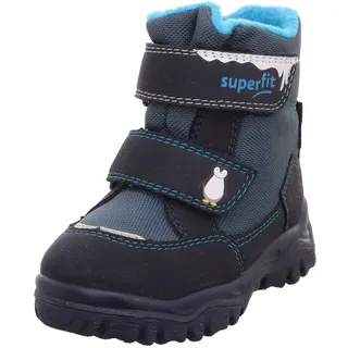 superfit Jungen Husky1 Warm Gefütterte Schneestiefel, Blau Türkis 8000, 21 EU