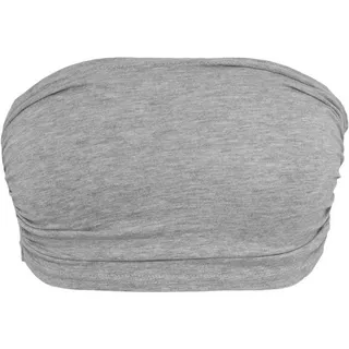 URBAN CLASSICS Ladies Bandeau Top Bandeau Top,, per pack Grau (grey 00111), Small(Herstellergröße: S)