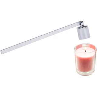 Kerzenlöscher, Kerzenlöscher Edelstahl, Kerzen Ausmachen, Dochtlöscher Candle Extinguisher, Candle Snuffer mit Griff Kerzenwerkzeug