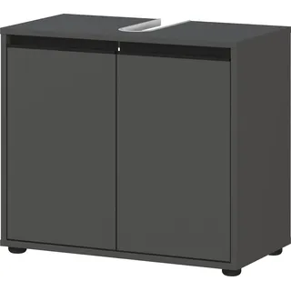 Germania Waschbeckenunterschrank »Lemont« mit Siphonausschnitt, grau