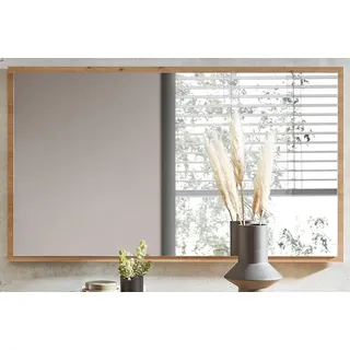 Spiegel wandhängend Garderobe MANRESA-36 in Artisan Eiche Nb. mit Graphit B/H/T: ca. 120/70/2 cm - Braun
