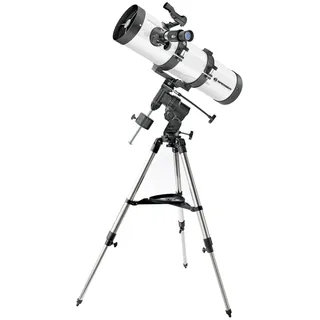 Bresser Teleskop Newton Reflektor 130/650 EQ3 mit stabiler äquatorialer Montierung und Dreibeinfeldstativ inklusive umfangreichen Zubehör zum perfekten Start in die Astronomie