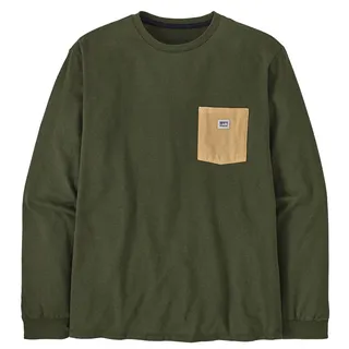 Patagonia Unisex Long-Sleeved Shop Sticker Pocket Responsibili-Tee