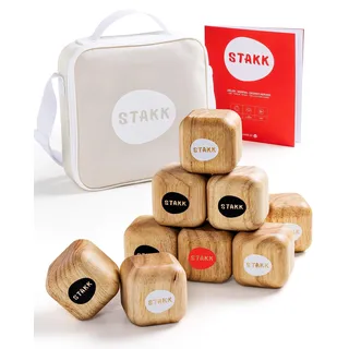 STAKK | Das Neue Outdoor-Wurfspiel für Kinder & Erwachsene | Boccia-Boule mit modernem Twist | spannendes Garten- und Strandspiel für Jung & Alt | Erfunden in Deutschland