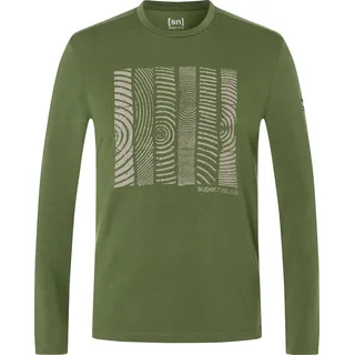 super.natural Wooden Planks Brush in Khaki melange (66G) S