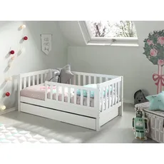 Bild von Kinderbett »Junior«, mit Rolllattenrost, wahlweise mit Schublade, weiß
