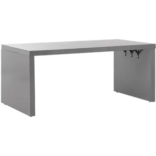 Beliani Gartentisch 180 x 90 x 78 cm Grau