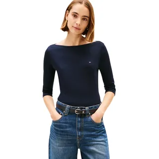 Tommy Hilfiger New Cody Slim 3/4-arm T-Shirt Nos Desert Sky M