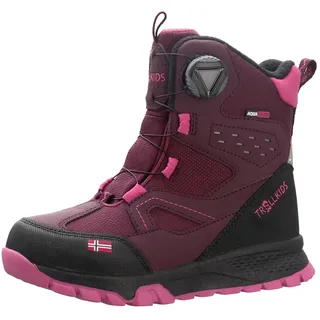 TROLLKIDS Kirkenes Schneeschuhe - Redwood / Magenta - EU 39
