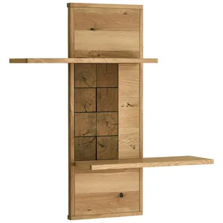 Linea Natura Wandboard , Alteiche , Holz , Eiche , furniert, massiv , 100x106.4x24 cm , Holzmöbel, Wohnwände Holz, Wohnwand Serien Holz
