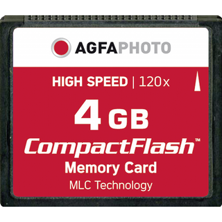 AgfaPhoto 120x R18 CompactFlash Card 4GB (10432)