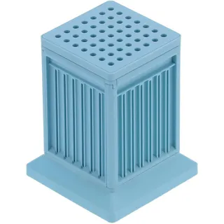 rukauf Fleisch und Gemüse-Schneider für Schaschlik 49 Spieße Kunststoff blau