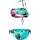 Arena Women s Arena Water Prints Bikini Bandeau Two Piece Swimsuit 1er Pack