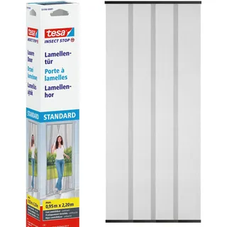 Tesa Insektenschutzgitter Lamellentür STANDARD 95 x 220 cm Anthrazit