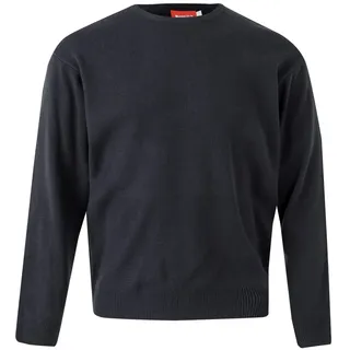VELILLA 105; Feinstrickpullover mit Rundausschnitt; Farbe Marineblau; Größe XL