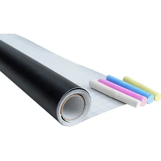 Werkzeyt Tafelfolie B29206 Selbstklebend 45 x 200 cm mit Kreide, schwarz