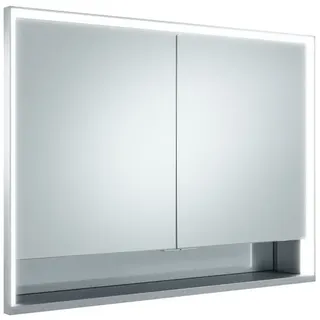 KEUCO Royal Lumos Spiegelschrank Wandeinbau 2-türig, kurze Tür, mit Spiegelheizung, 1050mm, 14318171304, Ausführung: ohne Dali Steuerung