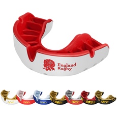 OPRO Gold Level Mundschutz für Erwachsene und Jugendliche, neues Anpassungswerkzeug für Boxen, Rugby, Hockey, Lacrosse (England RFU, Erwachsene)