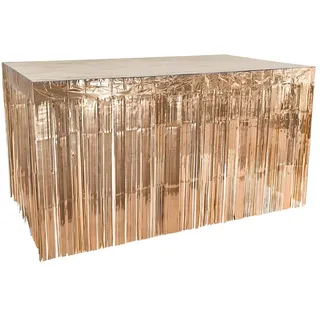 Boland - Glänzende Tischdeko 300 x 74 cm, Tisch Vorhang, Partydeko, Silvester, Weihnachten, Mottoparty