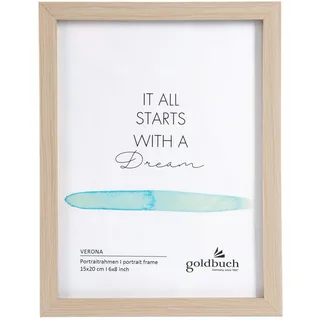 Goldbuch Verona Natur, 15x20 Holzrahmen Portrait 920724