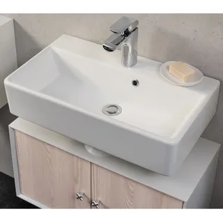 Fackelmann Waschbecken 60 cm ix! Weiß