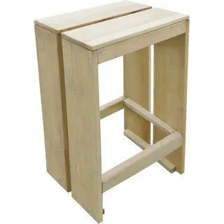 vidaXL Garten-Barhocker 2 Stk. Imprägniertes Kiefernholz - Grün