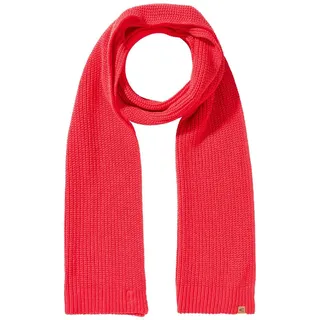 CAMEL ACTIVE Strickschal aus reiner Baumwolle Leuchtendes Rot, womenswear-OS