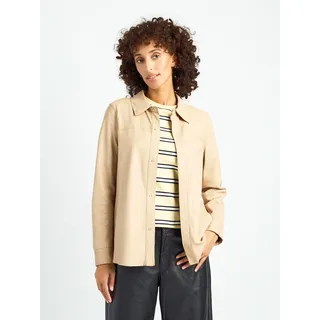 Maze Hemdjacke »Lederhemd 42021102«, weiß