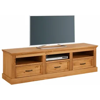 OTTO home Selma Lowboard 170 cm Beige Metall/Massivholz/Holzwerkstoff