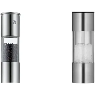 WMF Pfeffermühle Cromargan Edelstahl rostfrei Handwäsche & Minimühle Cromargan Edelstahl rostfrei Acrylglas Handwäsche
