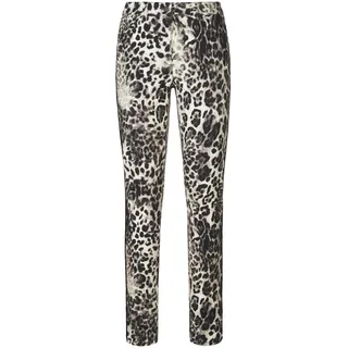 MADELEINE Stretch-Hose »Hose Bedruckte Stretch-Hose mit Unikat-Print«, schwarz