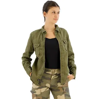 Brandit Vintage Langarmhemd - Olive - 5XL